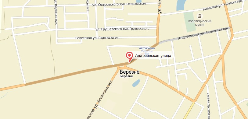 map berezno